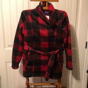 Large Madden Girl Plaid Winter Jacket, Brand New
